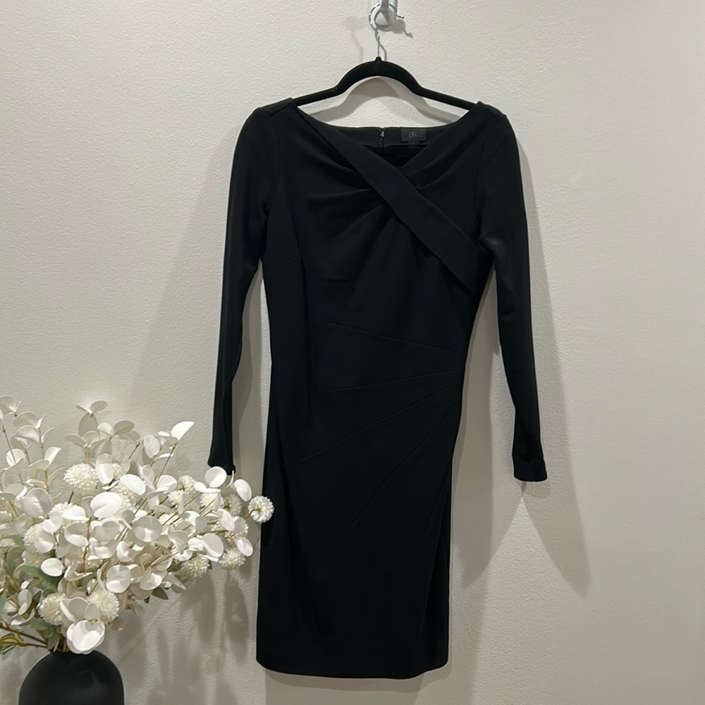 Beautifully flattering black dress!
